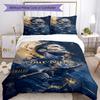 Cristiano Ronaldo Customized Name Bed CoverBed Perfect for Study Room Breathable Duvet Cover Home Decor Birthday/Christmas Gift Idea