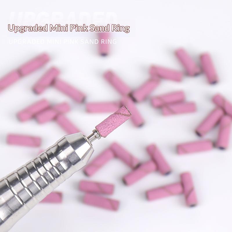 Nail Mini Sanding Ring Bands For Electric Manicure Machine Nail Drill Bits 80/120/180/240 Nail Drill Grinding Bit Files Tool