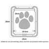 Pet Gate Cat Door Safe Lockable Magnetic Screen Outdoor Dogs Cats Window House Enter Freely Fashion Pretty Garden Easy Install