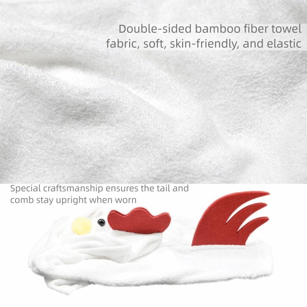 Creative Chicken Shaped Pet Clothes Polyester Dog Cosplay Costume  Pet Dress Accessories