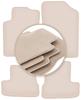 PREMIUM beige Fußmatten für: Peugeot 207CC Coupé, Cabrio 2006-2012