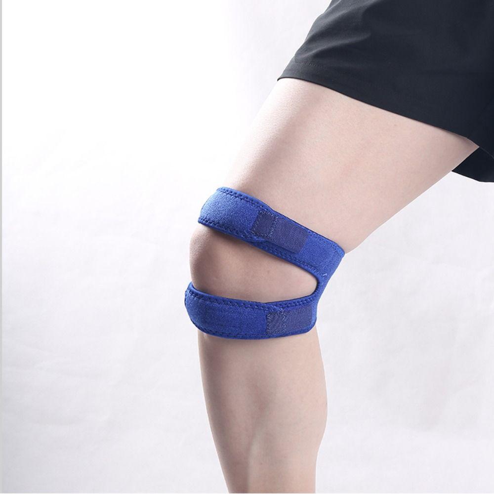 Running Supporting Knee Knee Brace Suitable For Basketball Sports Knee Guard Strap Knee Pads синий