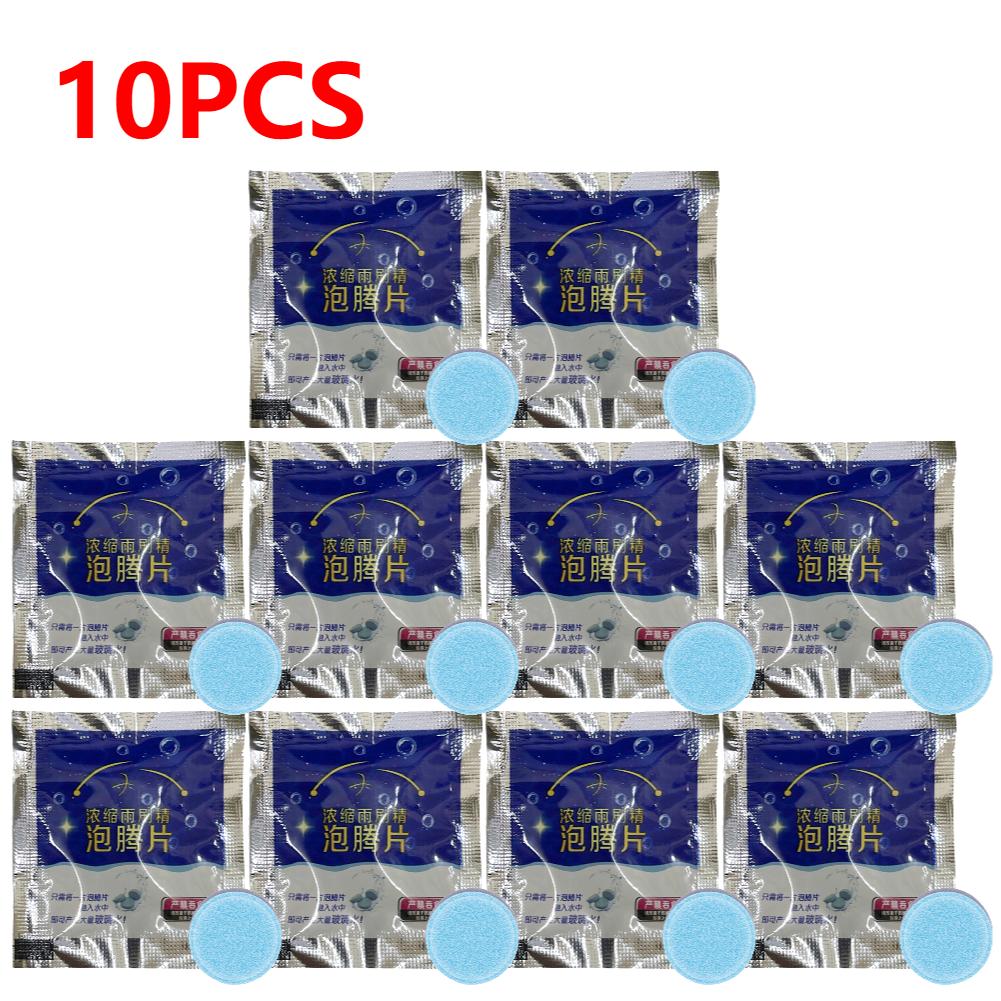 1-100PCS Solid Cleaner Auto Wiper Glass Solid Cleaning Concentrated Tablets Detergent Car Windscreen Cleaner Effervescent Tablet