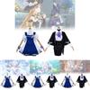 Genshin Impact Cosplay Outfit For Klee Featuring Cute And Vibrant Blue And Black Colors