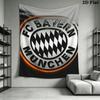 FC Bayern Munich Wall Tapestry Aesthetic Wall Hanging Printed Fabric Blanket Decorative Tapestries for Bedroom Living Room Home Decor