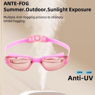 Professional Mirrored Coating Anti Fog Glasses Swimming Eye Protection UV Goggles for Swimming
