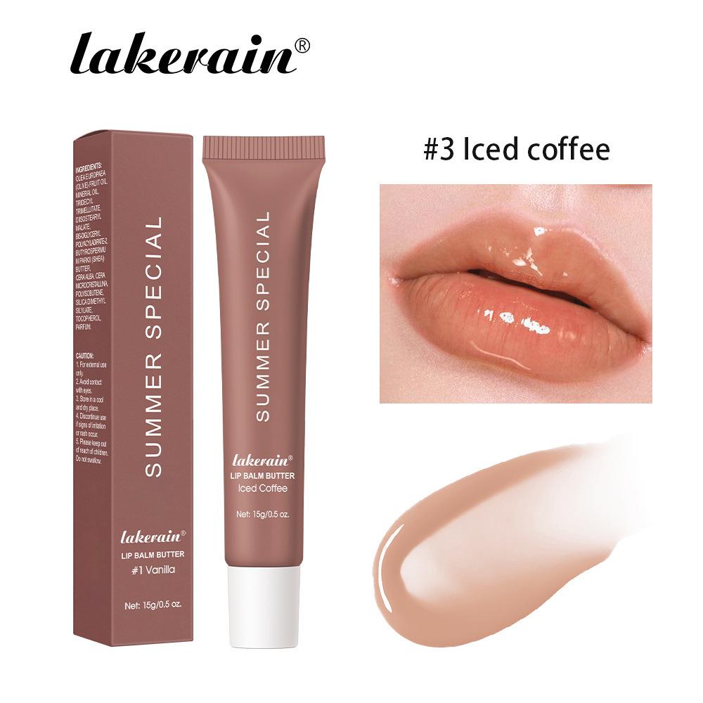 Lakerain Summer Shimmer Lip Butter: Moisturizing, Plumping, Tinted Lip Balm