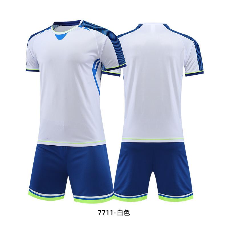 Children's football jersey set Boys and girls summer student training jersey Game jersey Printed football jersey