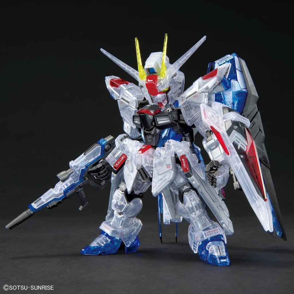 MGSD Gundam Base Exclusive Freedom Gundam [Clear Color] Mobile Suit Gundam SEED Freedom Gundam Pre-Colored Plastic Model