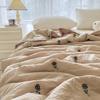 Embroidered, Washed Cotton, Summer Quilt, Air-conditioned, Skin Friendly, Breathable, Machine Washable Bedding