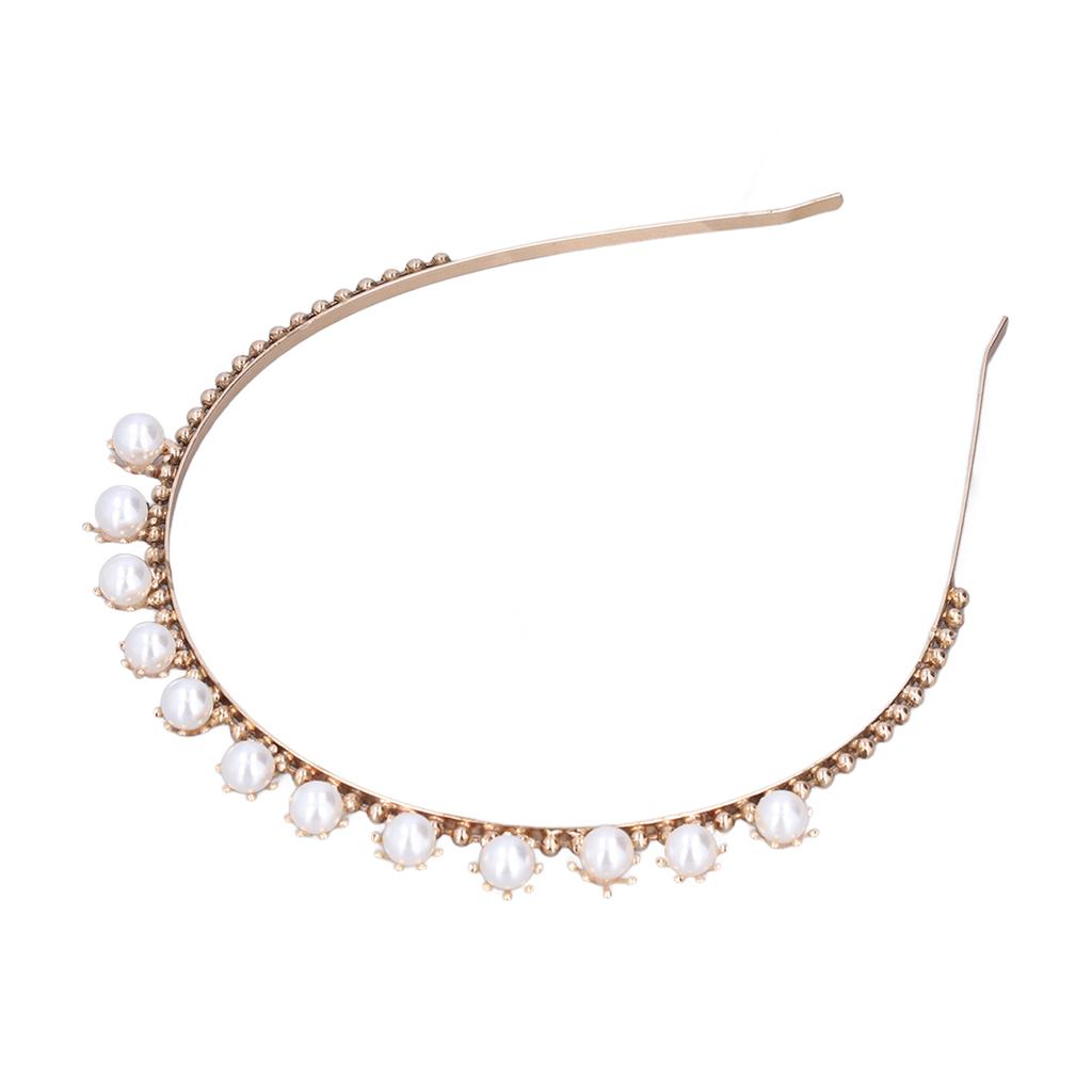 Imitation Pearl Headband Good Flexibility Beautiful Practical Exquisite Stylish Hairband Hair