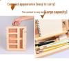 Folding Wooden Desktop Easel: Multifunctional Oil Painting & Sketching Box with Drawing Board