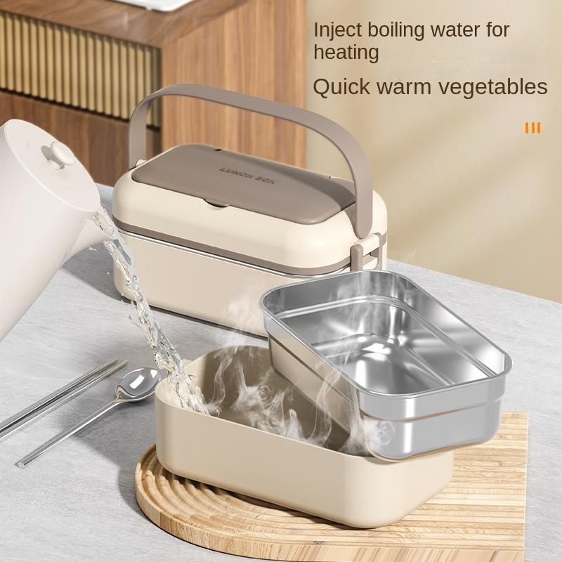 Large Capacity 304Stainless Steel Multi-layer Lunch Box-Microwave-Safe,Leakproof Bento Box with Multi-Compartment,Food Container