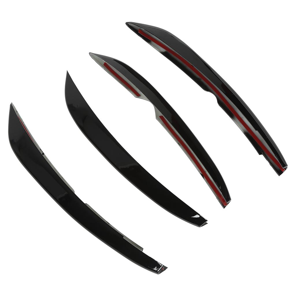 4Pcs Set Front Bumper Fog Light Grille Cover Trim Replacement for Mercedes CLA C118 CLA180 CLA200 CLA250 W118