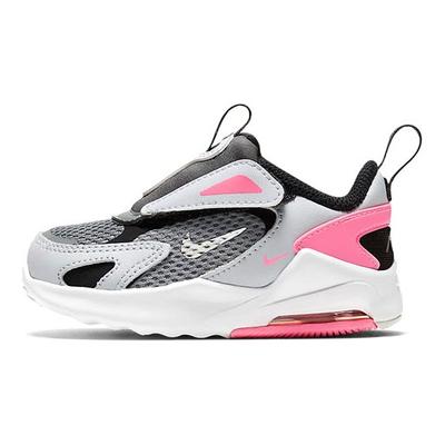 Air Max Bolt TD Smoke Grey Pink Baby Sneakers Football-Grey Black Metallic-Silver CW1629-003