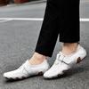 Handmade Casual Leather Shoes Men Loafers Comfortable Moccasins Men Flats Shoes Genuine Leather Men Shoes