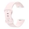 Soft Silicone Watch Band Wristband Sports Bracelet Breathable Strap for Fitbit Charge 6/5 Size: S