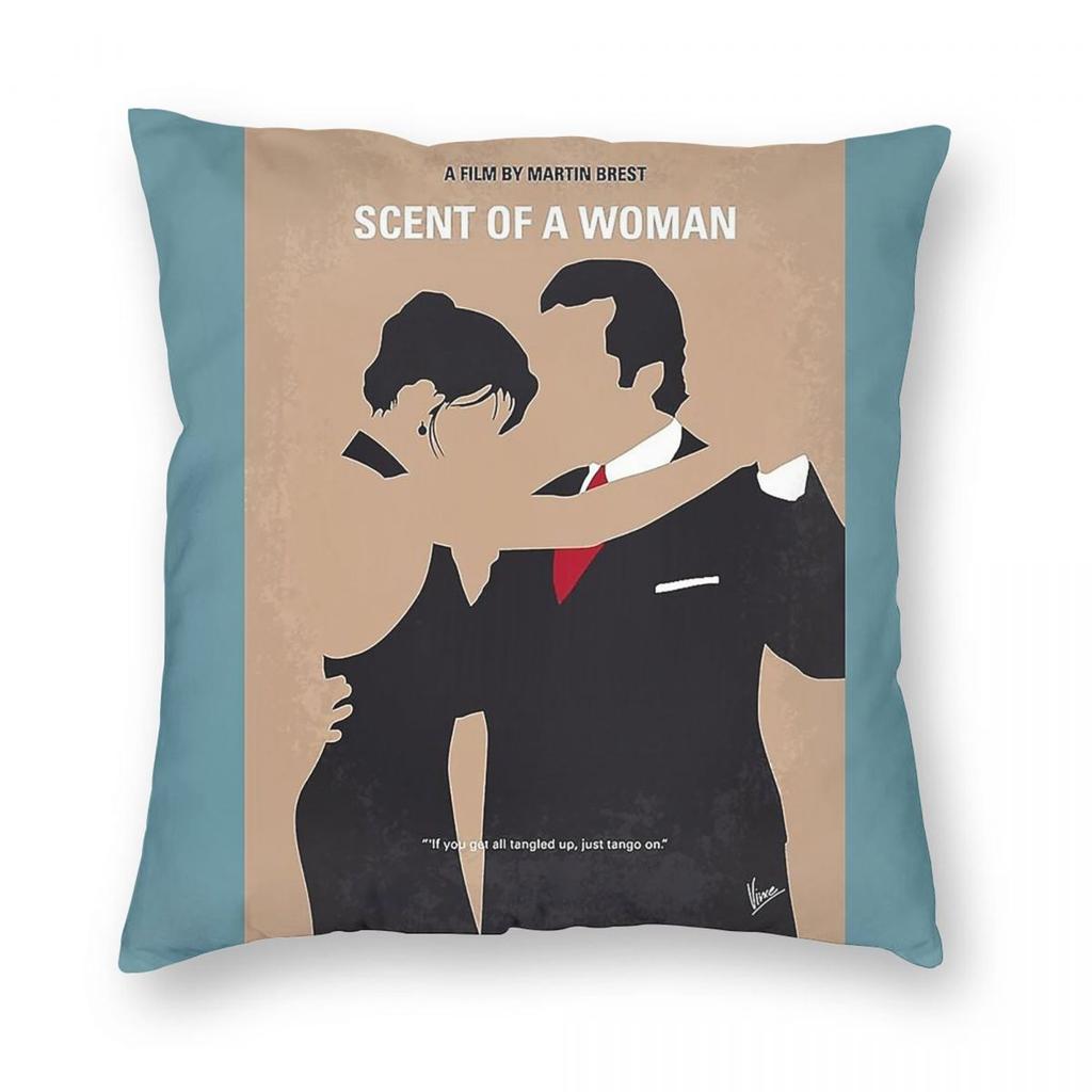 Scent Of A Woman Movie Square Pillowcase Polyester Linen Velvet Creative Zip Decorative Sofa Cushion Cover x