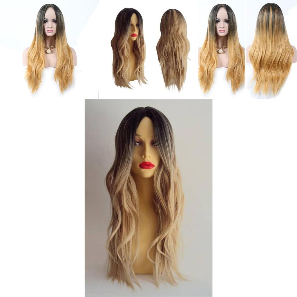 Luxurious Fashion Cosplay Hair Wig For Women With Long Straight And Curly Styles