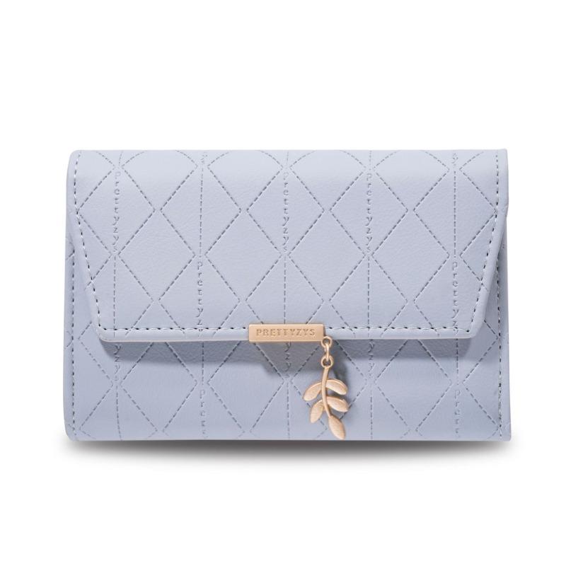 Ladies' Medium To Long Wallet Personalized Leaf Pendant Bag Women's Handbag