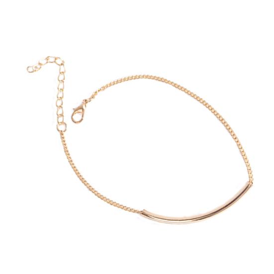 Dámské zlaté tóny loket řetízkový náramek na kotník Náramek na bosé nohy sandálové šperky