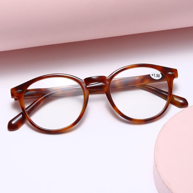 Retro Reading Glasses Rice Order Reading Glasses High Definition Round Frame Reading Glasses