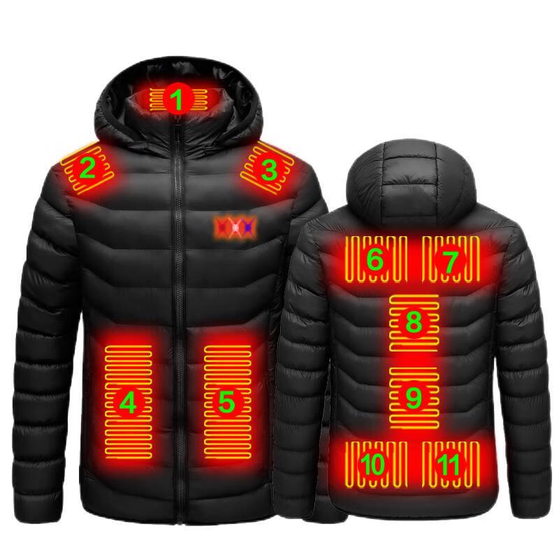 Shenbaolai 11-Zone Smart Heated Cotton Jacket