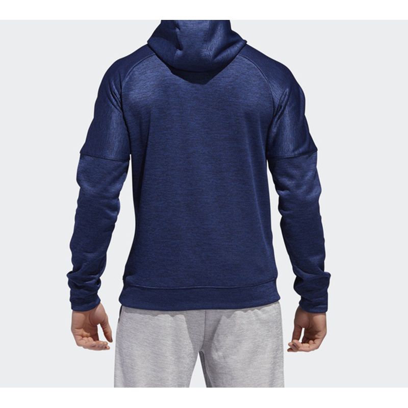 Adidas Logo Print Pullover Sweatshirt Men Tops Navy-Blue DH9320