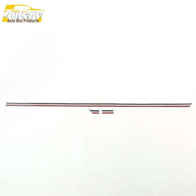 5-Series Rear Bumper Trim Sticker: Stainless Steel Tailgate Anti-Scratch Bright Strip Car Accessory
