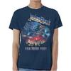 Judas Priest 'Painkiller US Tour 91' Mörkblå T-shirt - NY OFFICIELL Unisex T-shirt