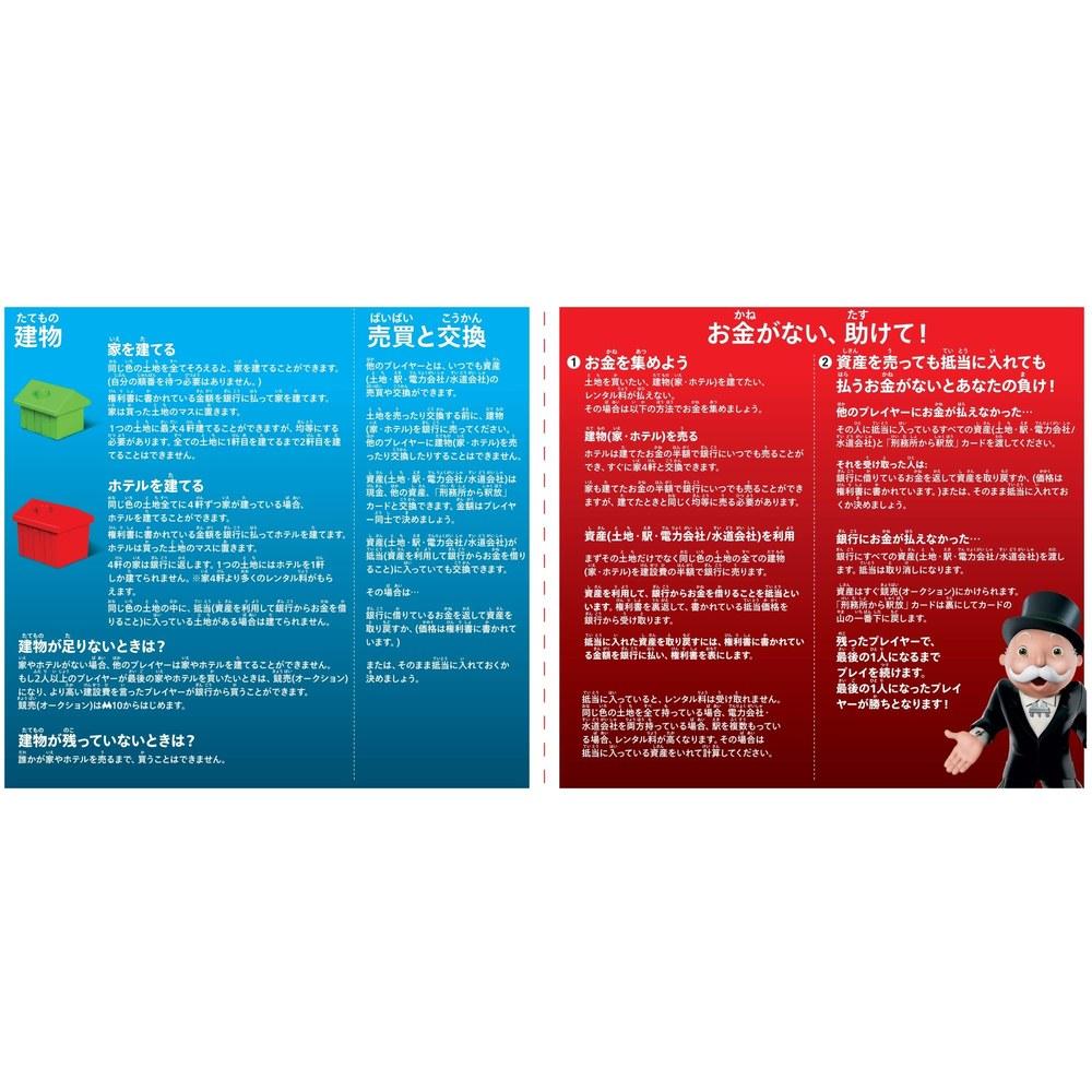 Hasbro Monopoly Classic Renewal Tokyo Landmarks Board Game Japanese Edition Family Educational Party Game for Kids Age 8 and Up 2-6 Players Gift