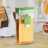2L Large Water Pitcher With Handle And Lid Heat Resisttant Cold Hot Kettle Large-capacity Tea Pitcher Water Juice Jug Ice Drink