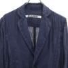 DIRK BIKKEMBERGS Made in Italy Linen Blend tailored jacket 46 Navy Ancon Men's Used