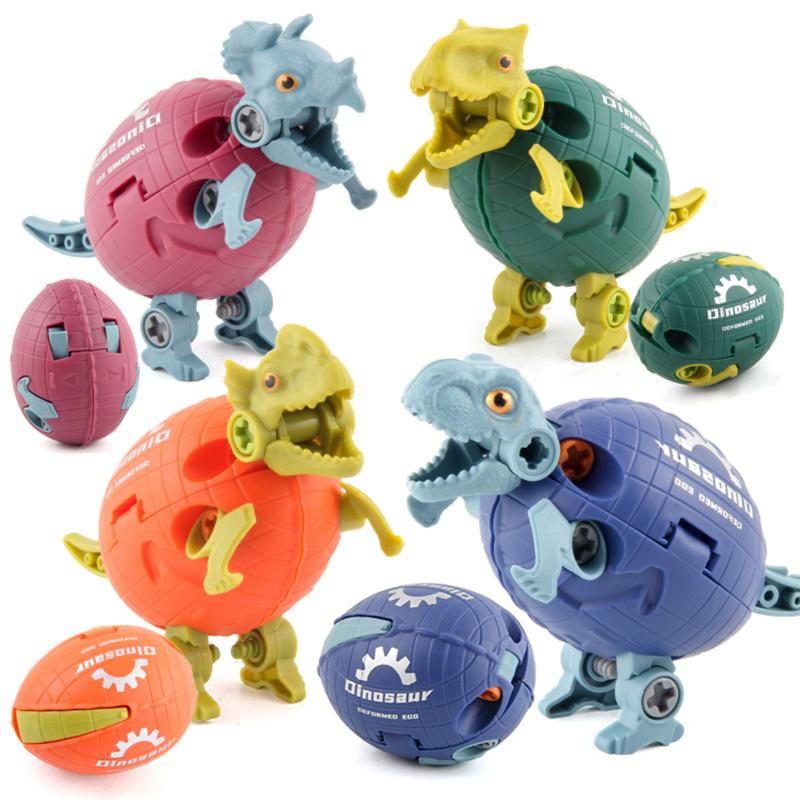 DIY Szétszerelés Összeszerelés Dinoszaurusz Játékszett Csavaros Kombináció Összeszerelhető Dinoszaurusz Modell Oktatójáték Gyerekeknek Gyerekeknek Ajándék