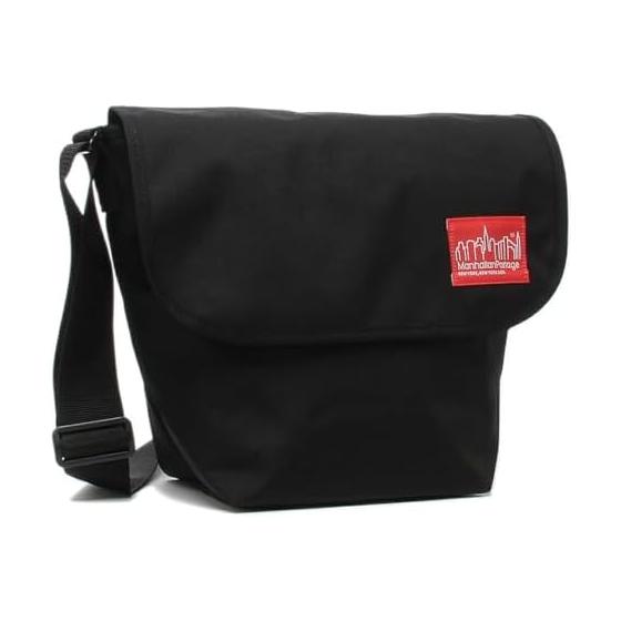

[Manhattan Portage] Shoulder Bag Casual Messenger M Black Men s Women s 1605 blk [Parallel Import]