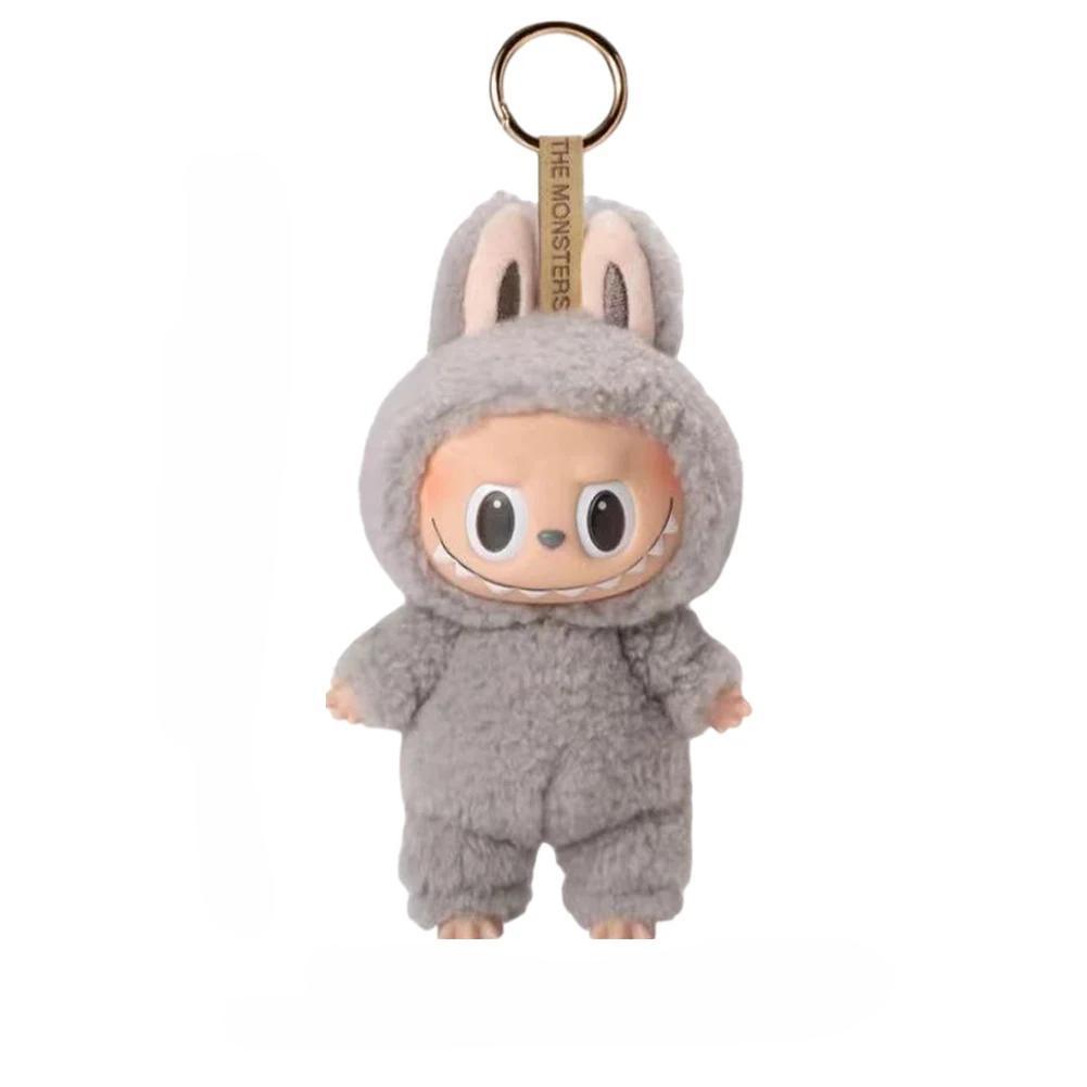 

Мини Милые Куклы Лабубу Монстры Кардиак Макароне Кавай Угадай Сумка Фигурка Модель Сумка Брелок Декор Реплика для Рождественского Подарка серый