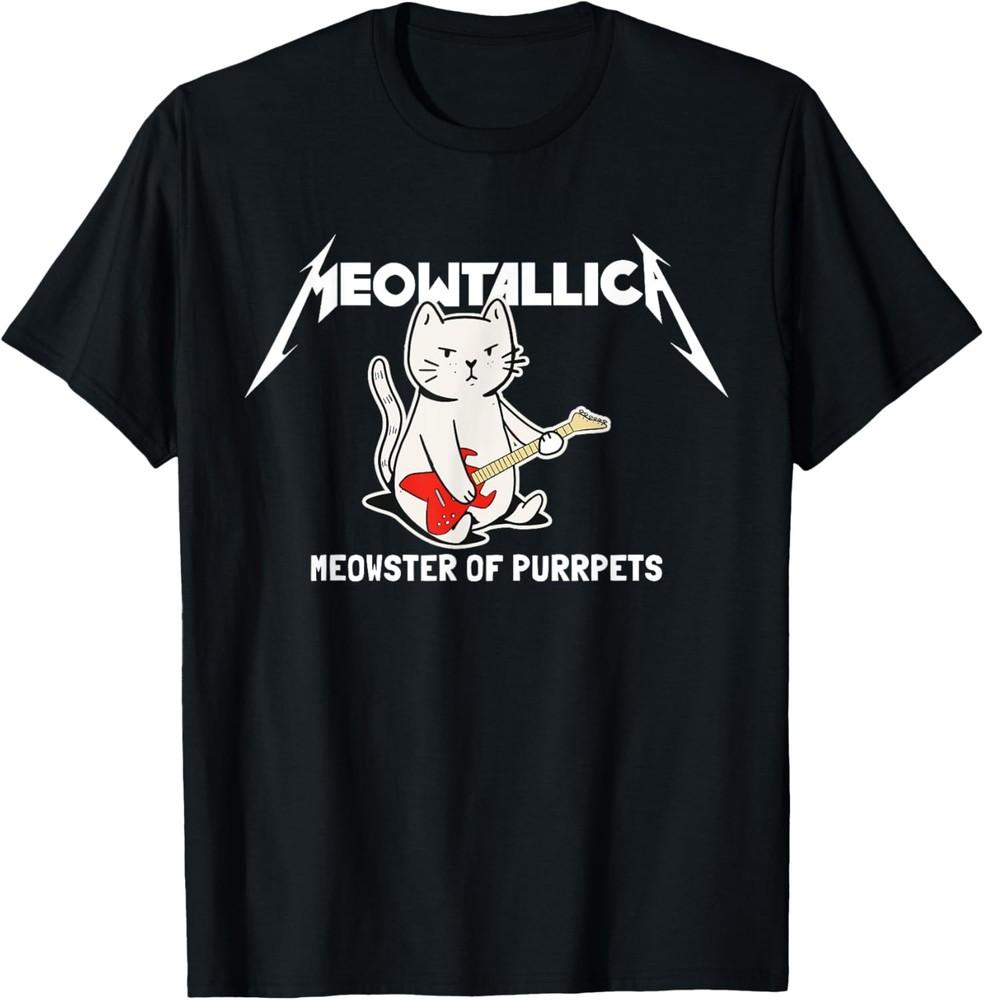 Meowtallica Meowster Of Purrpets - Funny Cat T-Shirt Unisex T-Shirt XXXXL