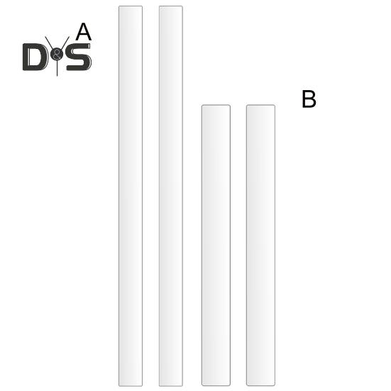 2 szt. Taśma do ciasta odporna na odkształcenia Food Grade Trwała miarka do pomiaru grubości ciasta