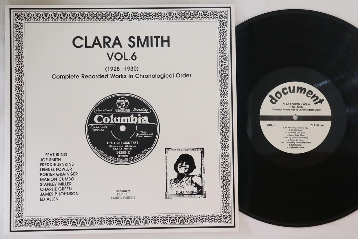 

LP Record CLARA SMITH - Vol. 6 (1928-1930) DLP571 DOCUMENT 1989 Austria Blues Used