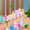 Fashionable Handmade Vase Model Resin Miniature Vase Lightweight Wear-resistant Plant Miniature Vase