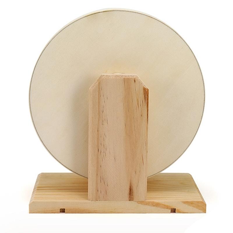 Křeček Běžecké kolečko Tiché Dřevěné Cvičební Váleček Hračka pro Malého Mazlíčka Fitness Zdraví Aktivita Kolečko pro Malé Zvíře