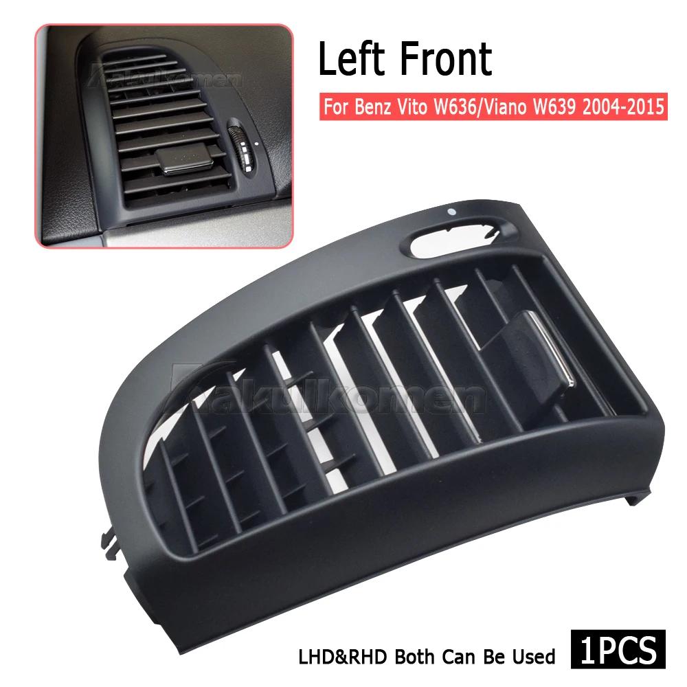 

Передняя панель Центральная Левая Правая Решетка Вентиляционного Отверстия Кондиционера AC Для Mercedes Benz Vito Viano W636 W639 6368300300 6368300200 Left Black