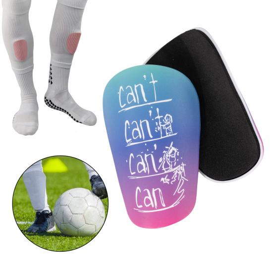 2 Stück Fußball-Schienbeinschoner, Miniatur-Fußball-Schienbeinschoner, winzige Schienbeinschoner, harte Antikollisionsschutzausrüstung für das Fußballtraining