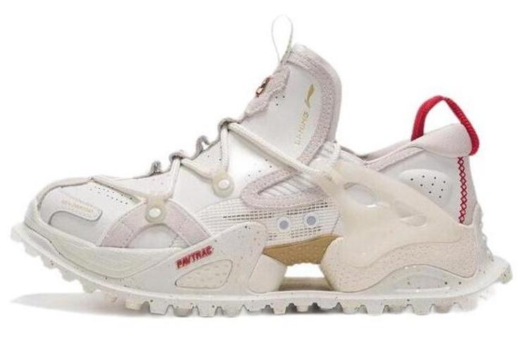 Li Ning Pangu Halo Зарабатывай деньги каждый день, Текстиль с царапающимся покрытием, Синтетическая кожа AGLS081-1 41.5