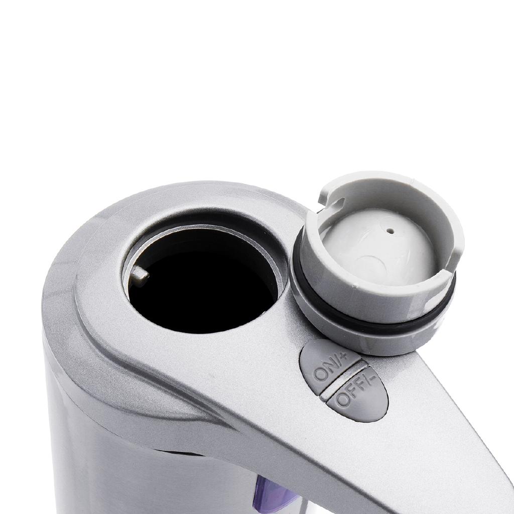 Silver Automatic Liquid Soap Dispenser Hands-Free 250ml Adjustable Stainless Steel Sensor Soap Dispenser Pump Touchless
