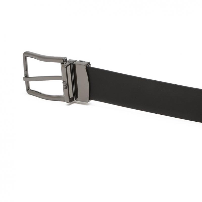 Daks Italy Black Square Buckle Belt Dbbe6e600bk
