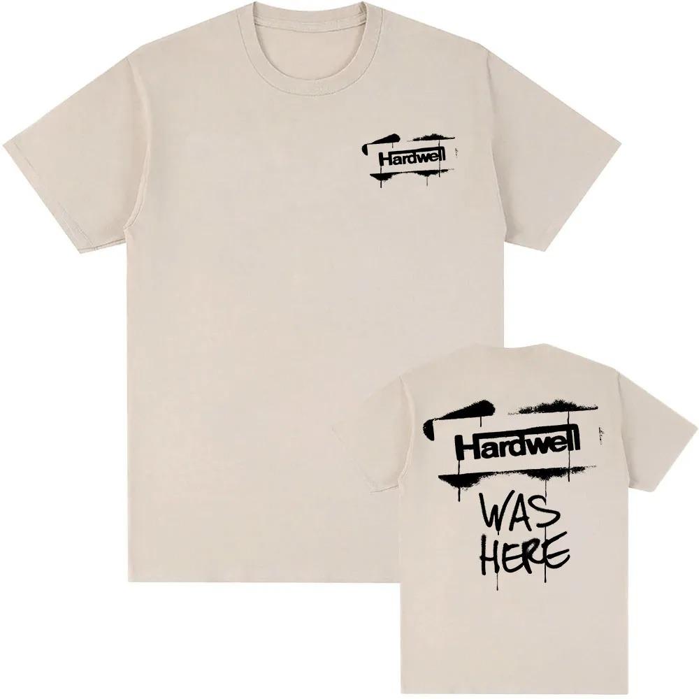 

DJ Hardwell Logo Print TShirt 100 Cotton Short Sleeve Mens Tee Unisex HipHop Street Style Casual Crew Neck Women Men Tshirt S