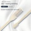 1pcs Double-Sided Knife Nose Hair Trimmer Portable Manual Nose Hair Removal Razor For Men & Women, Washable 360 Degree Rotating For Nose Hair