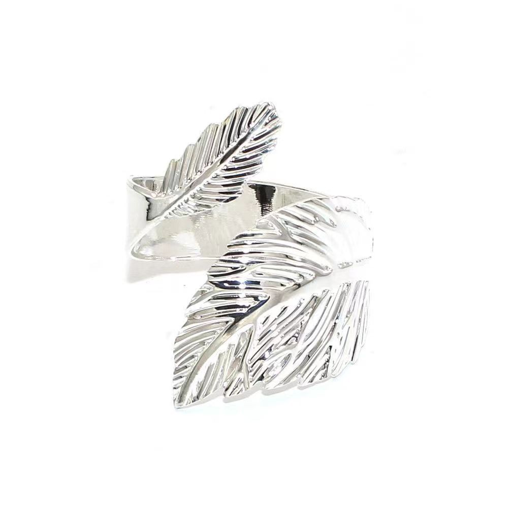 Napkin Buckle Size Leaf Shape Napkin Ring Tableware Napkin Ring