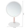 Lighting Makeup Mirrors Desktop Mirror Living Room Portable Dressing Table Accessories Household Foldable Aesthetic Ornaments